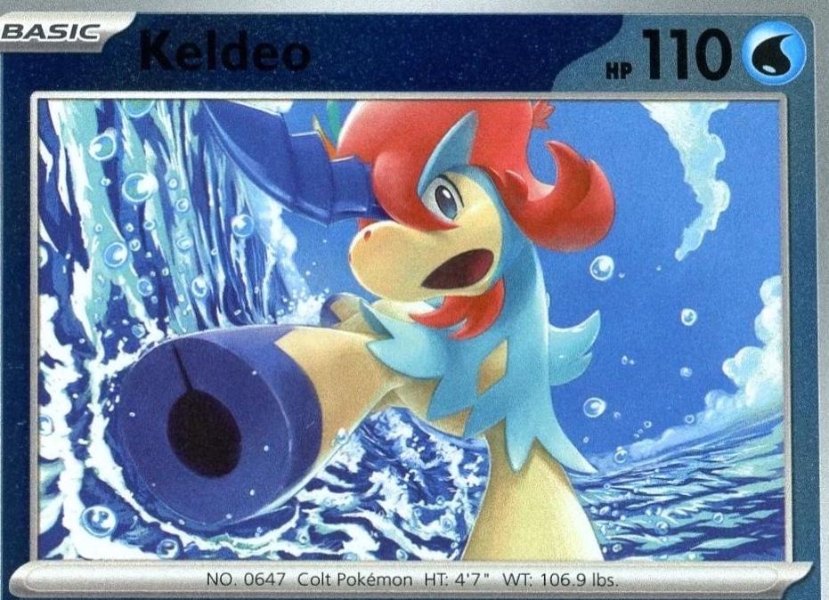 Keldeo [Reverse Holo]